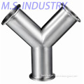 Sanitary Stainless Steel Y-Type Tee